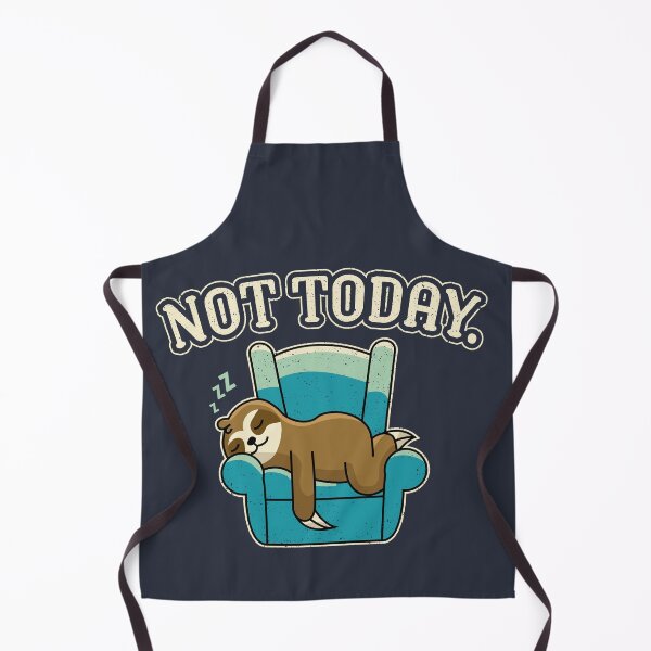 Item preview, not today sloth designed and sold by VinagreShop.