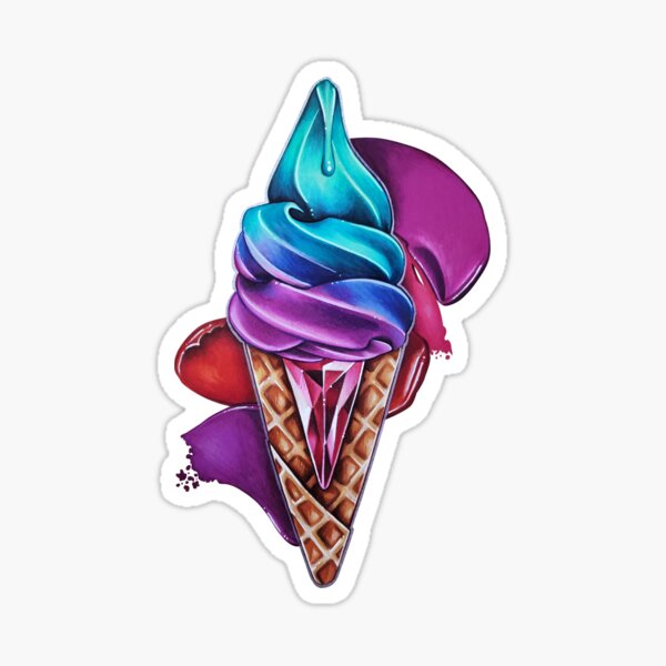 Icecream Sticker