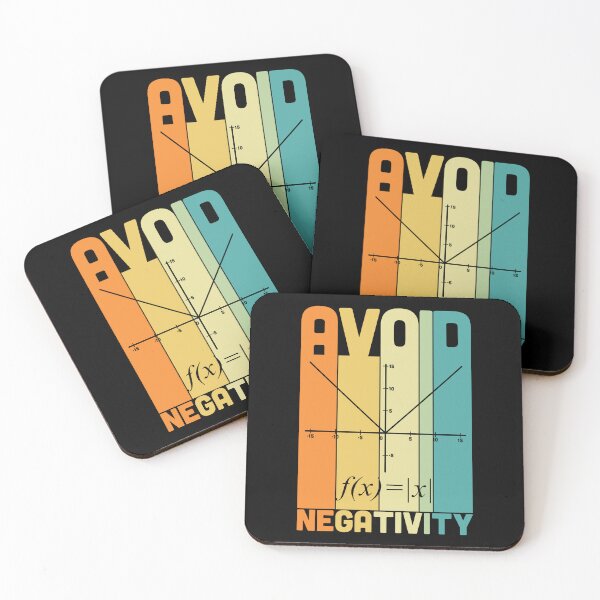 Item preview, Avoid negativity: A math teacher gift idea for mom, dad, son, daugther designed and sold by Best-Designers.