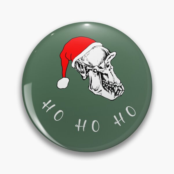 Item preview, Ho ho ho monkey skull designed and sold by Krissys-Art.