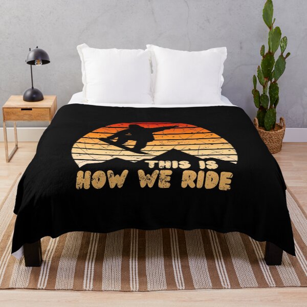 Item preview, This Is How We Ride - Snowboarding quote - Winter Sport Christmas Snowboarder Gift designed and sold by MWProject.