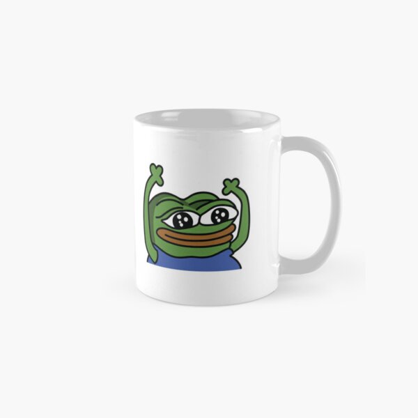 Pepega Mug Twitch BTTV Emote Mug Pepe the Frog Mug Feels