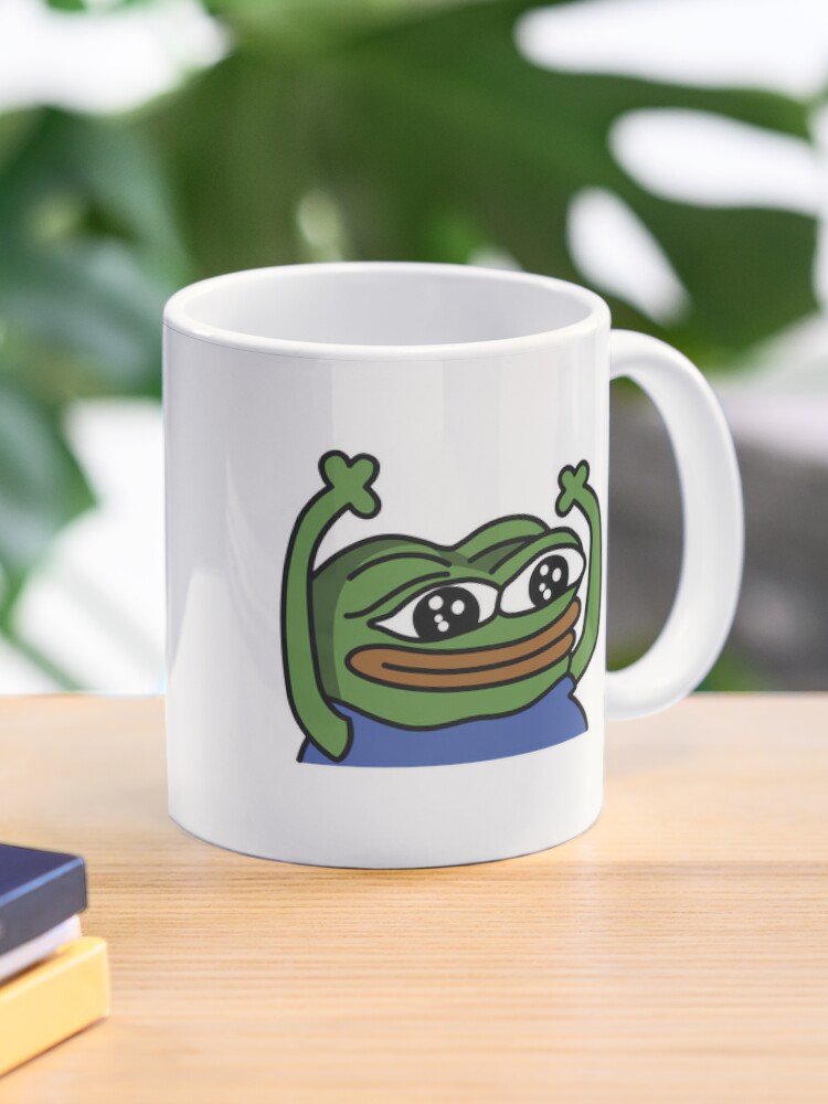 Pepega Mug Twitch BTTV Emote Mug Pepe the Frog Mug Feels