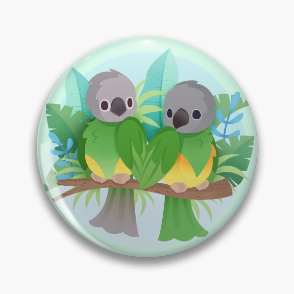 Item preview, Asha and Zazu - two parrots in the tropical forest designed and sold by Shyruto.
