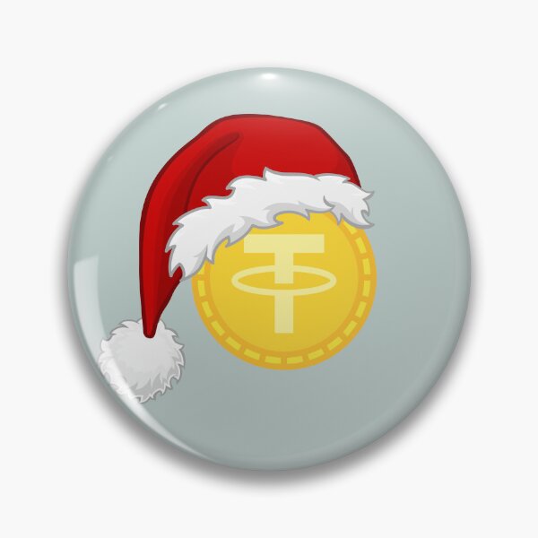 Item preview, Funny Christmas Crypto coin Tether USDT designed and sold by Crypmetal.