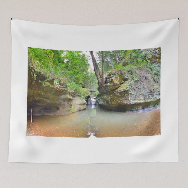 Item preview, Devil's Bathtub At Hocking Hills Ohio designed and sold by LisaWootenPhoto.