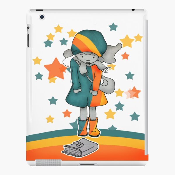 Girl finds a book iPad Snap Case