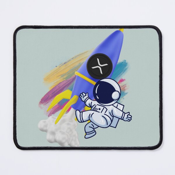 Item preview, Colorful Astronaut Crypto design Ripple XRP designed and sold by Crypmetal.