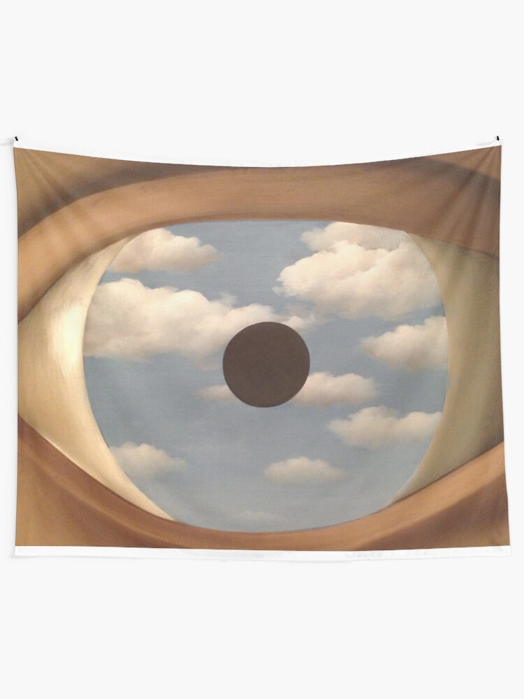"Rene Magritte Poster, Faux Mirror Print, Rene Magritte Poster Magritte
