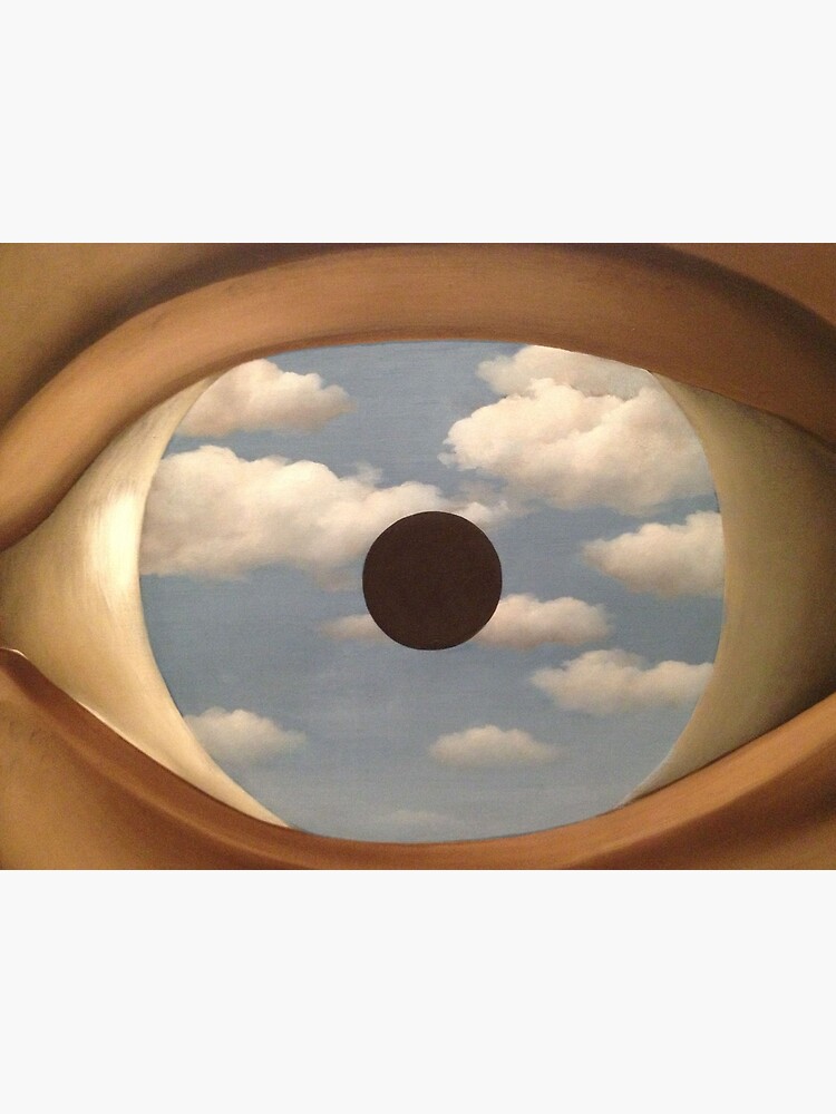 Disover Rene Magritte Poster, Faux Mirror Print, Rene Premium Matte Vertical Posters