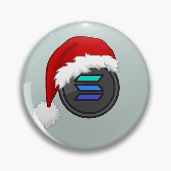 Item preview, Funny Christmas Crypto coin Solana SOL  designed and sold by Crypmetal.