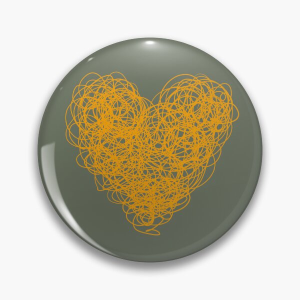Item preview, Doodle of heart Orange designed and sold by Kabira77.