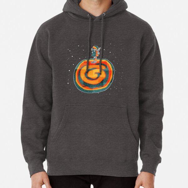 girl finds book on planet Pullover Hoodie