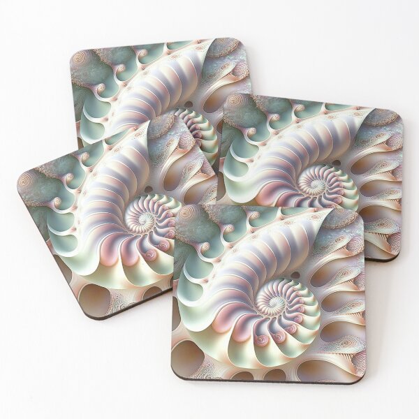 Item preview, A Fractal Design Featuring a Seashell Pattern designed and sold by Daniel Leighton.