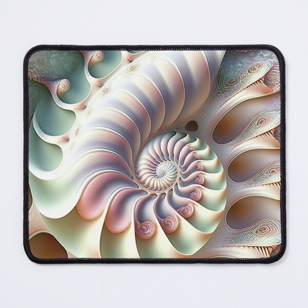 Item preview, A Fractal Design Featuring a Seashell Pattern designed and sold by Daniel Leighton.