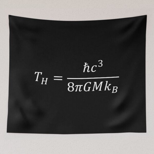 Item preview, Hawking Radiation Temperature - Thermodynamics And Physics designed and sold by ScienceCorner.