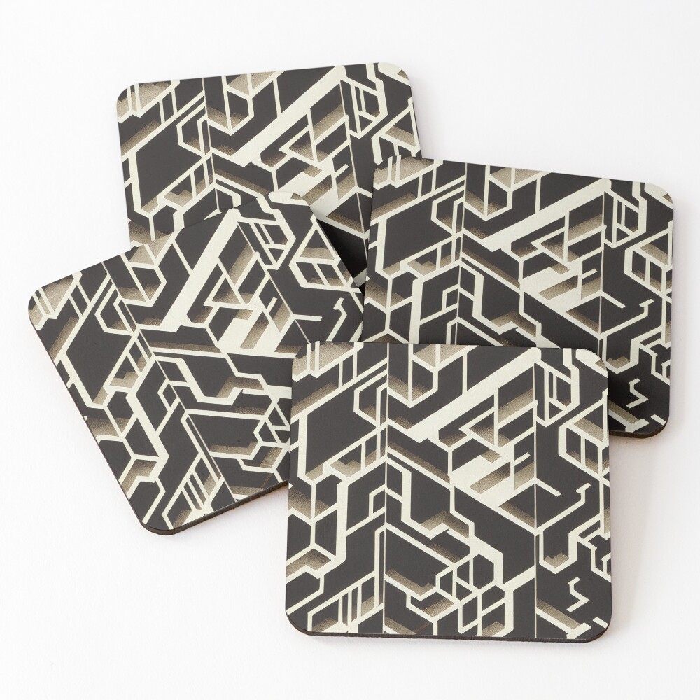 Item preview, Coasters (Set of 4) designed and sold by TextureFactory.
