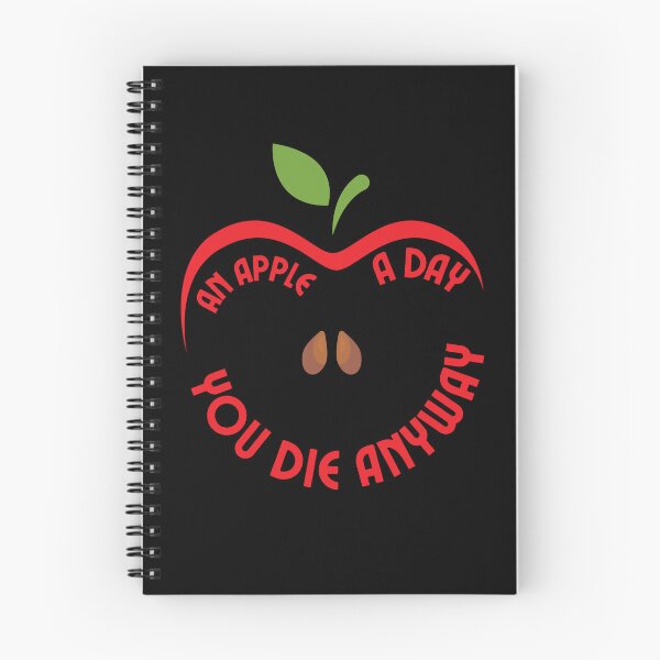 Item preview, An Apple A Day You Die Anyway designed and sold by NinniSilver.