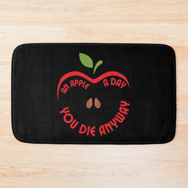 Item preview, An Apple A Day You Die Anyway designed and sold by NinniSilver.
