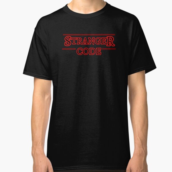 Stranger Code for Programmers and Developers - Stranger Things Re-Work Classic T-Shirt