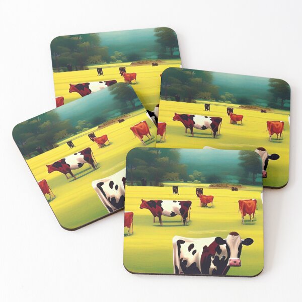 Item preview, Cows | Artificial Inteligence Generated Art designed and sold by AllAboutAI.