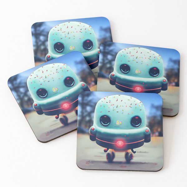 Item preview, "Cute Donut Baby Robot" ( 1st piece in the "Cute Donut Baby Robot" Series). designed and sold by CherNikDesigns.