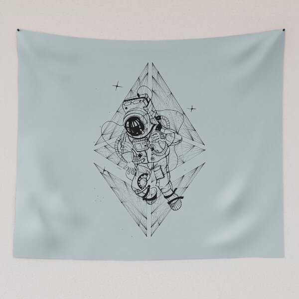 Artikelvorschau,  Astronaut Crypto Design Ethereum Eth entworfen und verkauft von Crypmetal.
