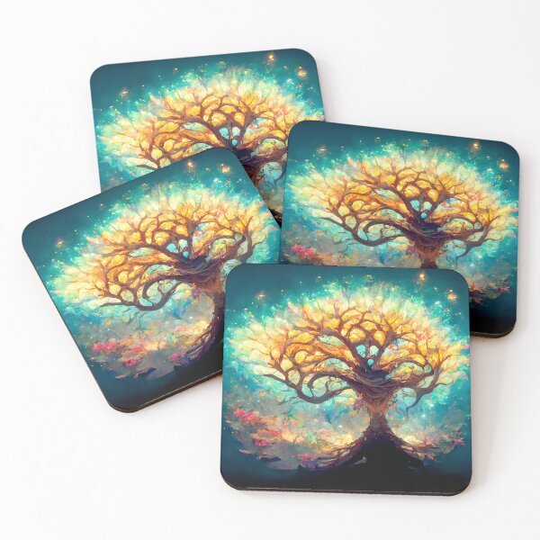 Item preview, The Luminous Tree of Life - spiritual art spiritual artwork spirituality wellness well-being designed and sold by LvSoulCreations.