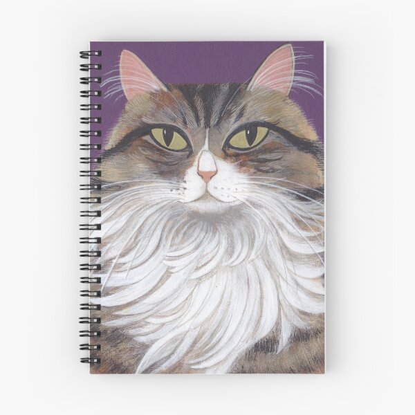 Item preview, Andy Turner Original Fluffy Tabby Cat Portrait designed and sold by Andy Turner.