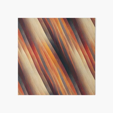 Geometric Shape Cozy Diagonals 2.0 Art Board Print