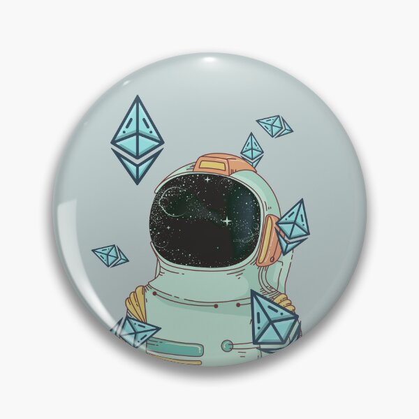 Item preview, Astronauta Crypto diseño Ethereum Eth designed and sold by Crypmetal.