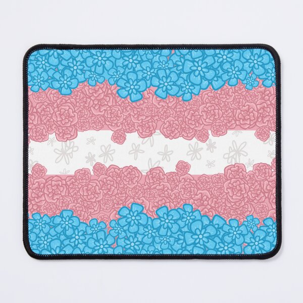 Item preview, Flowers trans pride designed and sold by Vy2fougere.
