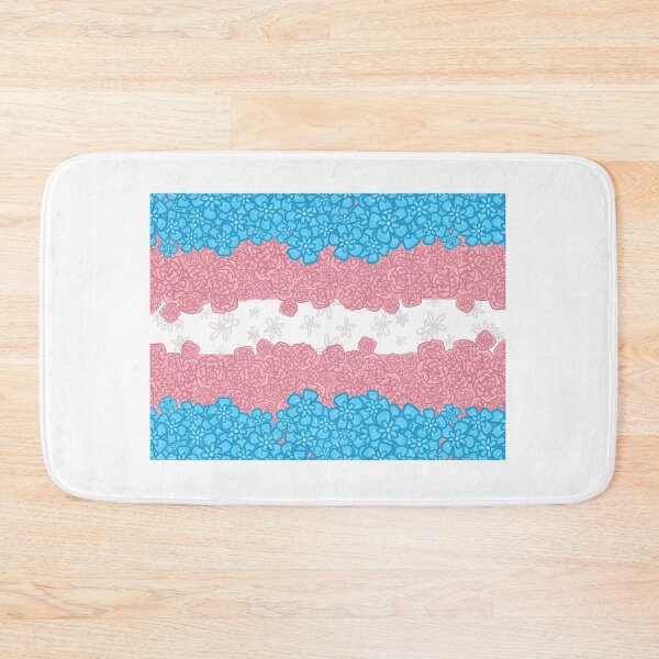 Item preview, Flowers trans pride designed and sold by Vy2fougere.