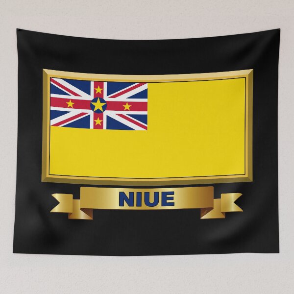 Item preview, NIUE Flag Gifts, Masks, Stickers & Products (N) designed and sold by mpodger.