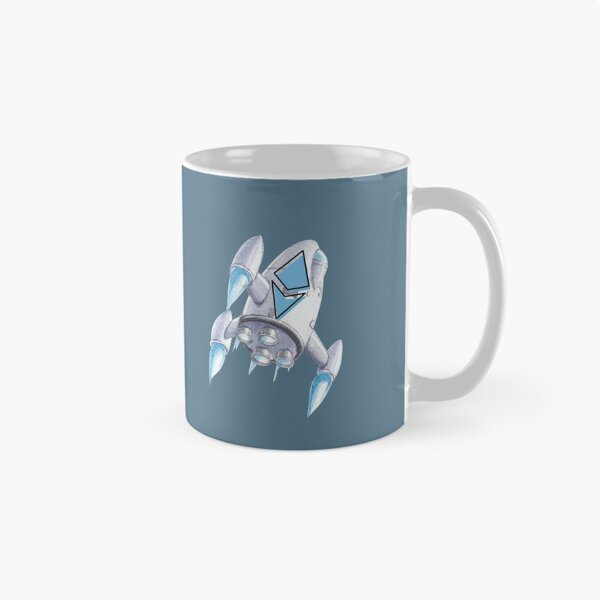 Item preview, Space ship Crypto design Ethereum Eth designed and sold by Crypmetal.