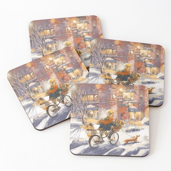 Item preview, Cozy Winter Evening Illustration designed and sold by DePiano.