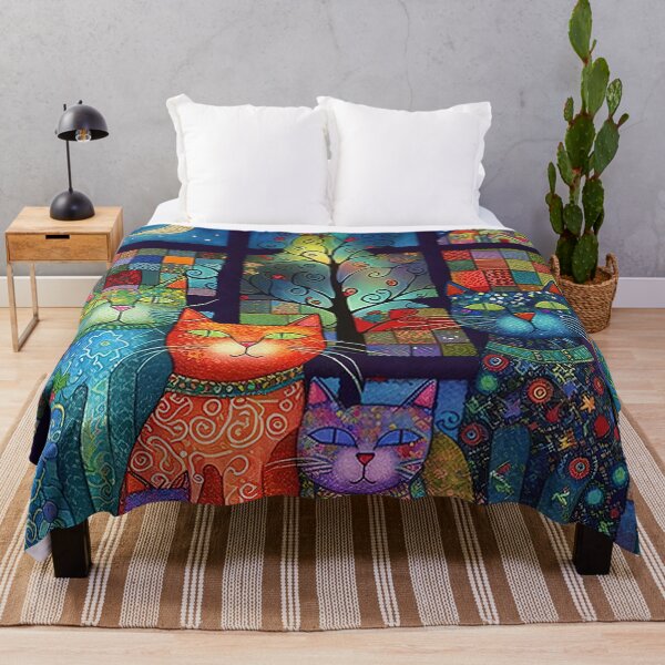 Item preview, Happy Friendly Colorful Cats 2 designed and sold by Juliascutecornr.