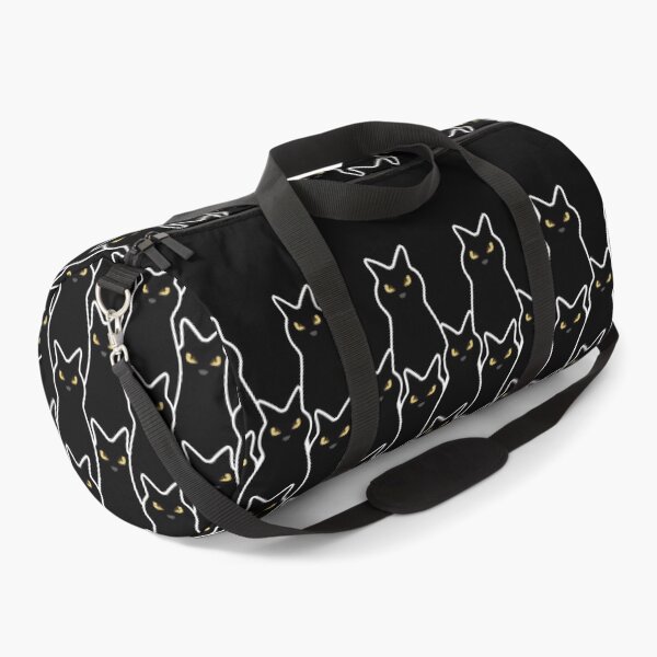 Item preview, Black cats pattern, animal pattern, black, funny cats, cats lovers gift designed and sold by Collagedream.