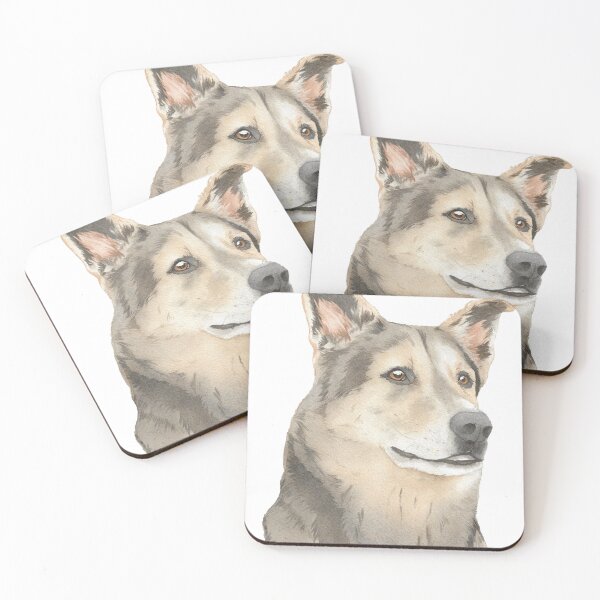 Item preview, Dog watercolor portrait  designed and sold by L'Atelier Oranjade.