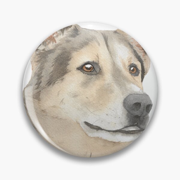Item preview, Dog watercolor portrait  designed and sold by L'Atelier Oranjade.