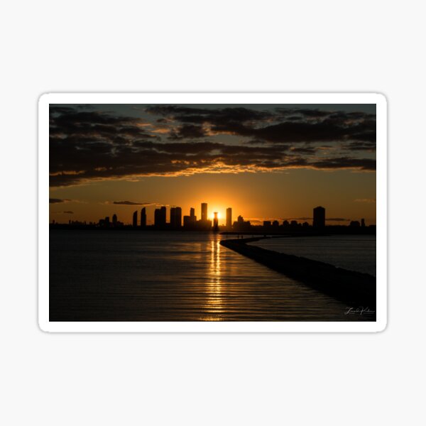 Sunset Reflection Sticker