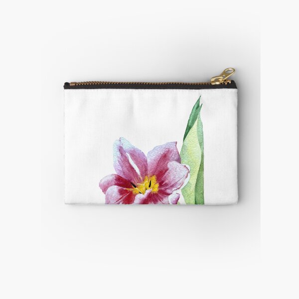 Item preview, Tulip red flower bud a watercolor illustration designed and sold by Yana Mustafina | Boho Soulful Designs.