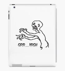 Grr Argh Monster, Buffy the Vampire Slayer, Mutant Enemy, 90s, BTVS, Zombie iPad Case/Skin