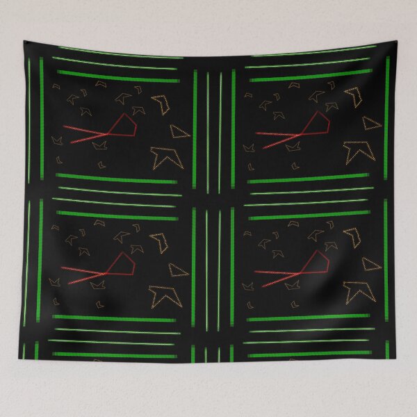 Item preview, 8-Bit Space Shoot Video Game Black Background - Christmas designed and sold by jolabrese.