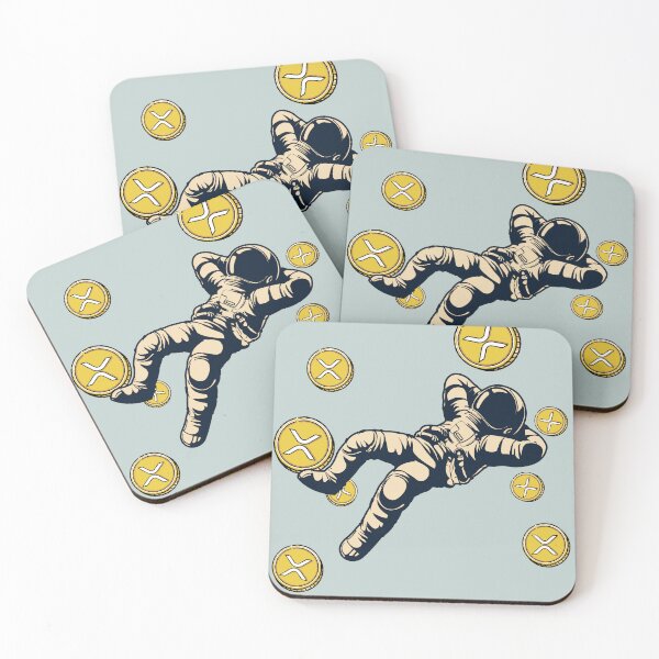 Item preview, Astronaut Crypto design Ripple XRP designed and sold by Crypmetal.