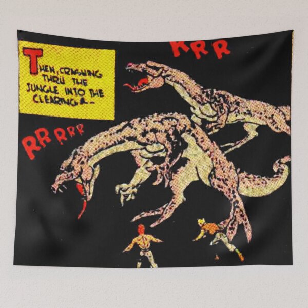 Item preview, Dino Armageddon | Man-eating lizards | comics aesthetic  designed and sold by spinolator.