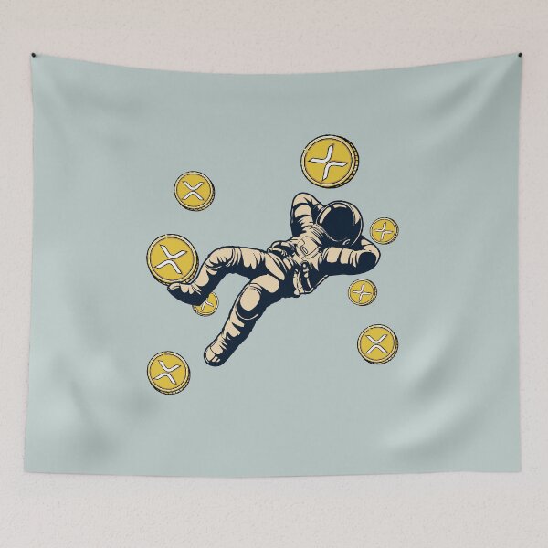 Item preview, Astronaut Crypto design Ripple XRP designed and sold by Crypmetal.