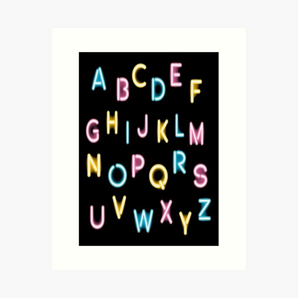 Alphabet Lore Baby Art Prints for Sale