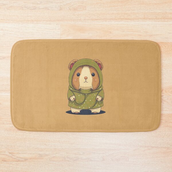 Item preview, cute green guinea pig outfits in fall colors designed and sold by lysabird.