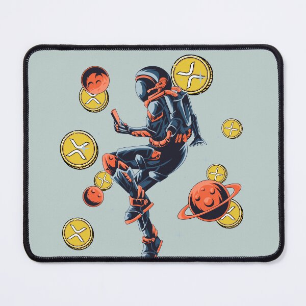 Item preview, Astronaut Crypto design Ripple XRP designed and sold by Crypmetal.